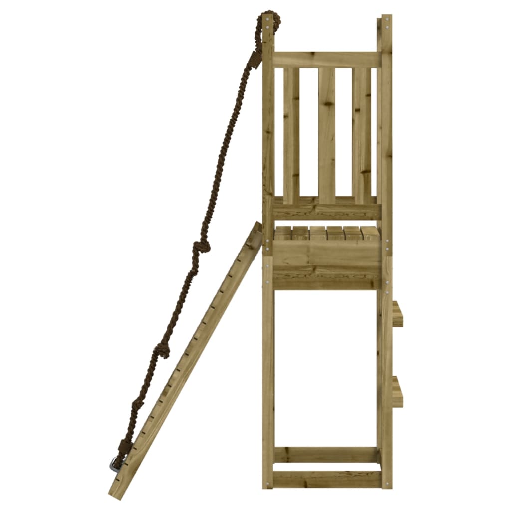 Maisonnette avec mur d'escalade en bois de pin imprégné - number 5.