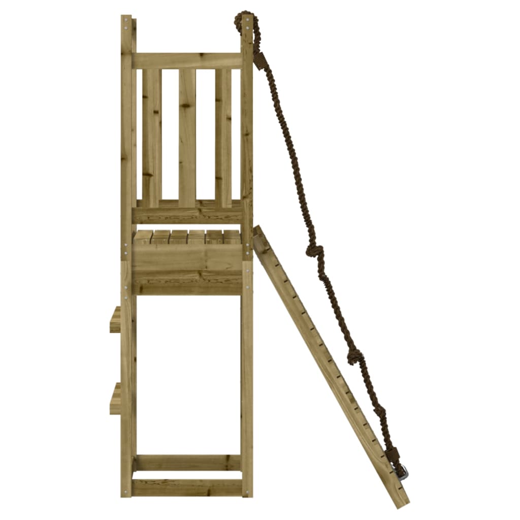 Maisonnette avec mur d'escalade en bois de pin imprégné - number 6.