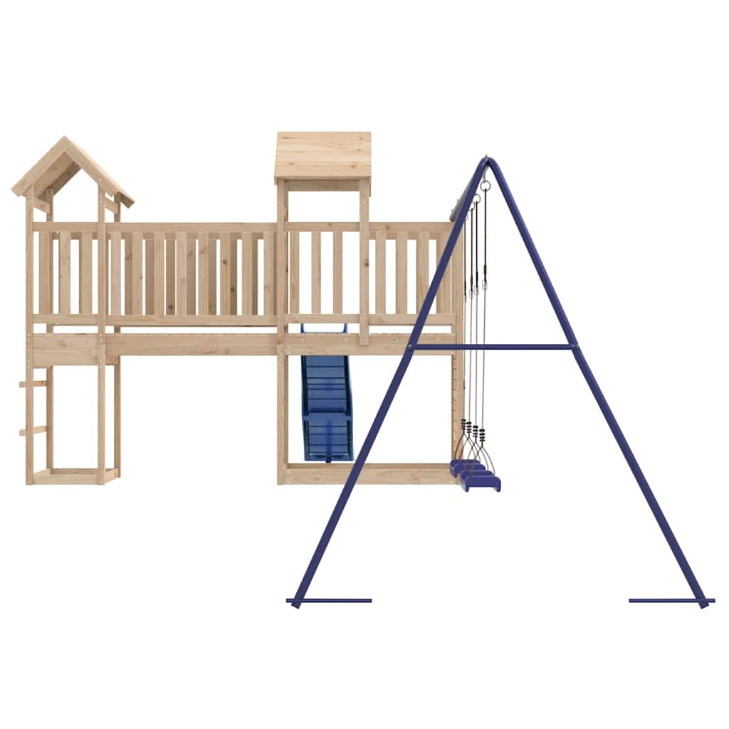 Portique de jeux extérieur en pin massif - number 5.