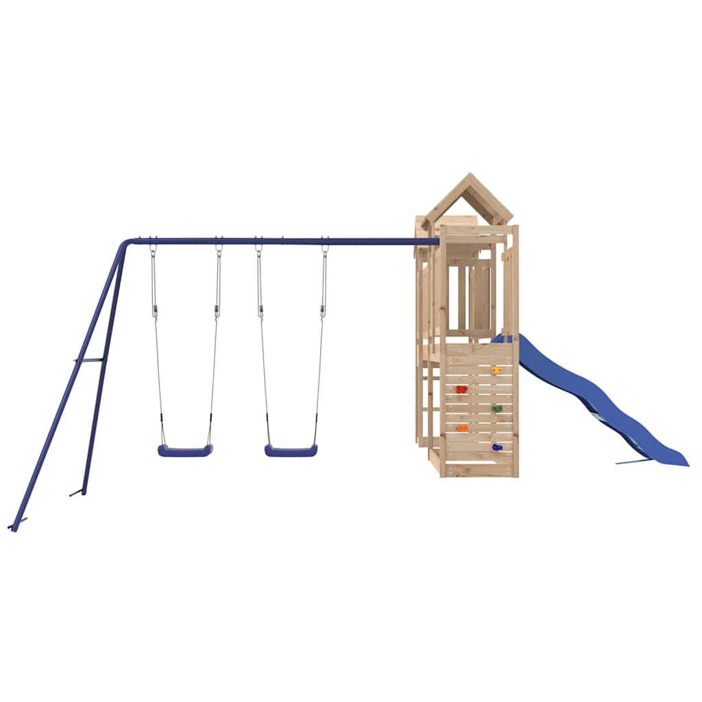 Portique de jeux extérieur en pin massif - number 4.