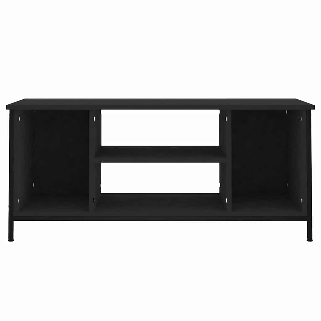 Stolik pod tv 102x35x45 cm drewno klejone - czarny, 1 - number 5.
