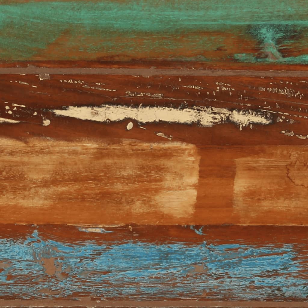 Stół konsolowy 110x30x75 cm lite drewno z odzysku - number 8.