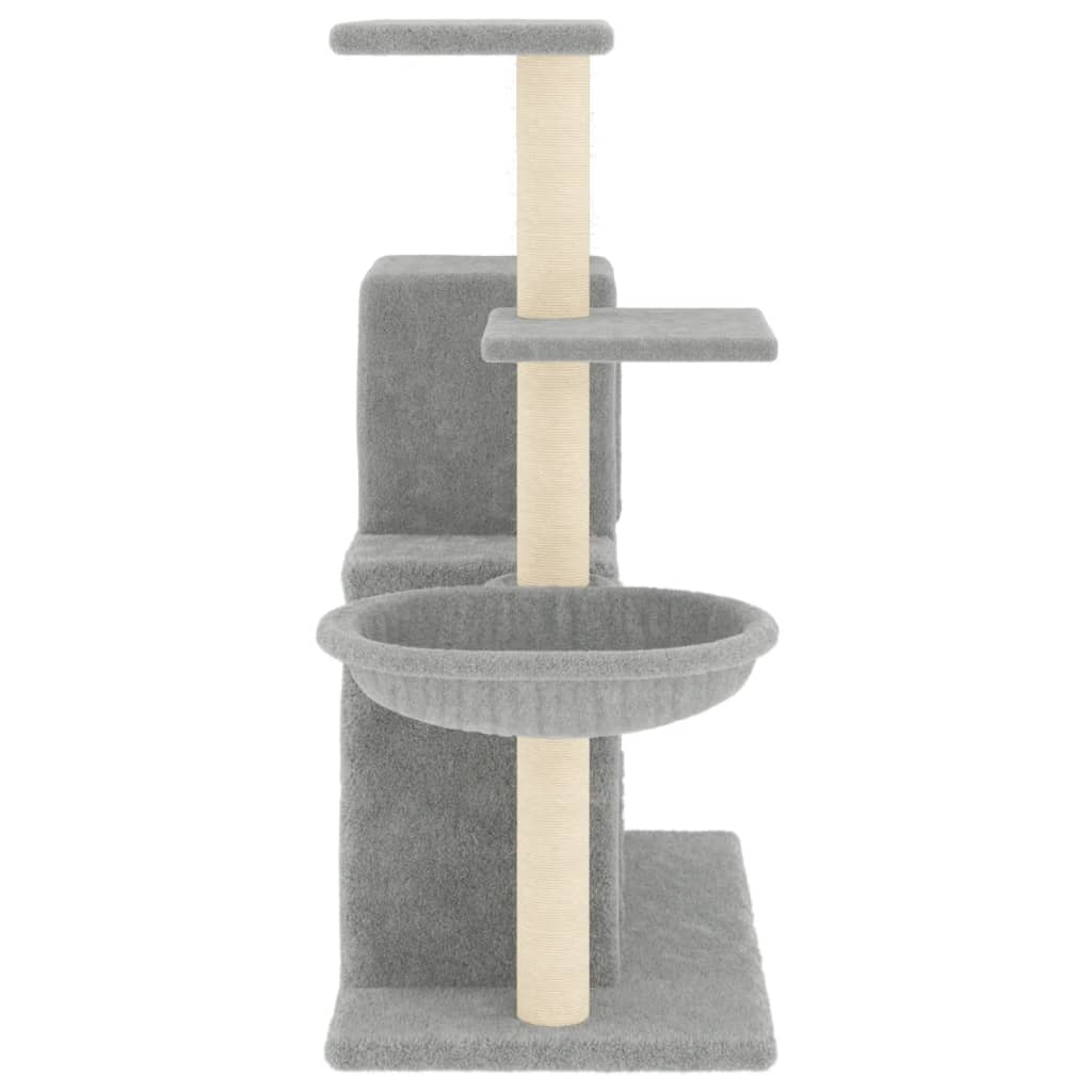 Arbre à chat avec poteaux en sisal 83 cm - gris clair - number 4.