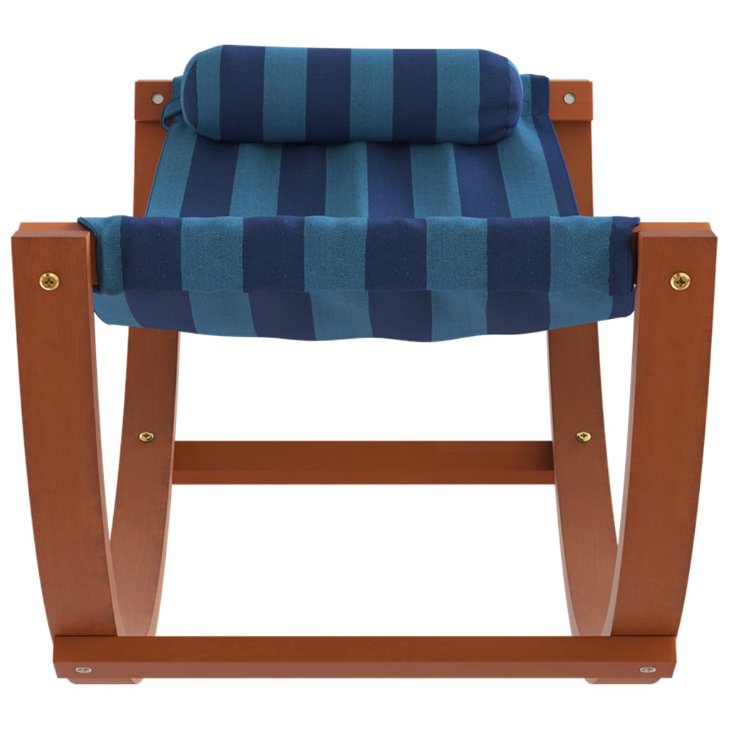 Hamak ze stojakiem dla dzieci tkanina w paski - niebieski, 1 - number 3.