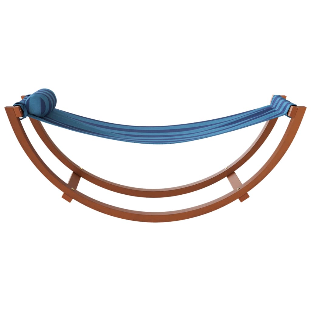 Hamak ze stojakiem dla dzieci tkanina w paski - niebieski, 1 - number 4.