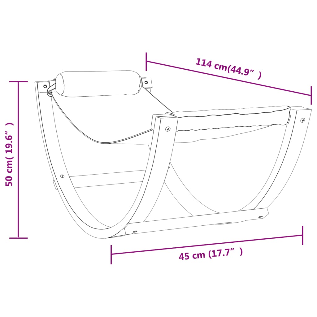Hamak ze stojakiem dla dzieci tkanina w paski - niebieski, 1 - number 7.