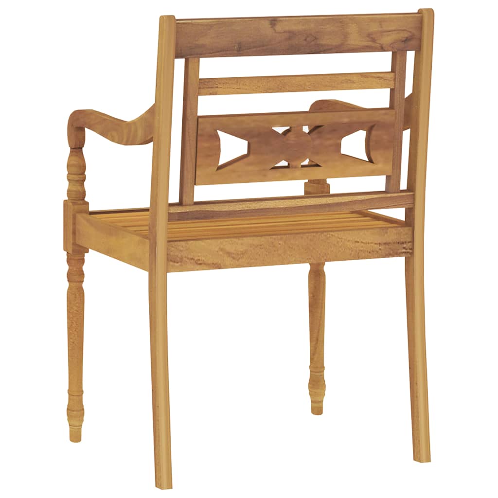 Vrtna blagovaonska garnitura 7 komada punog tikovine - smeđa, 6 - number 8.