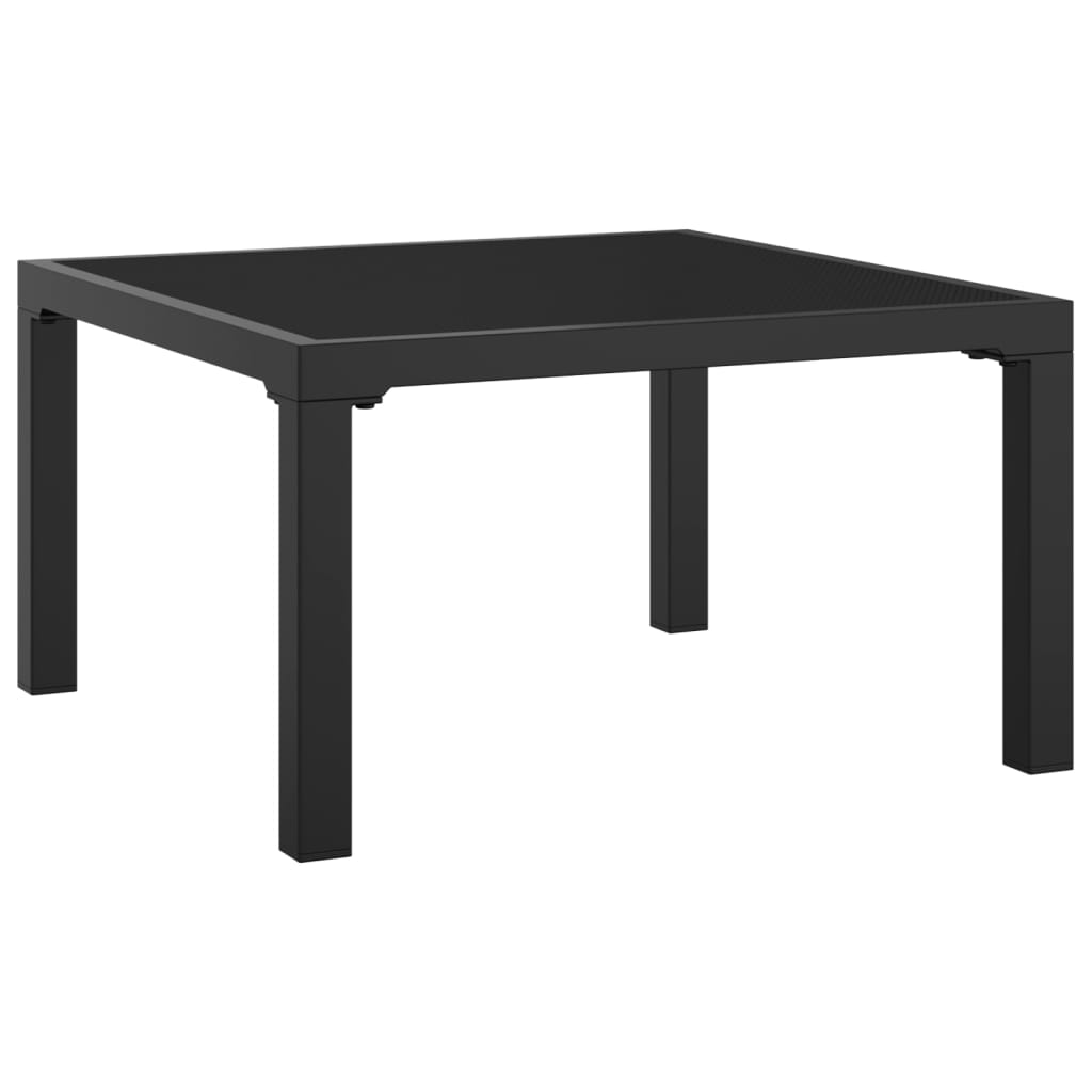 Fotskammel med pute til hagen polyrattan sort og grå - number 4.