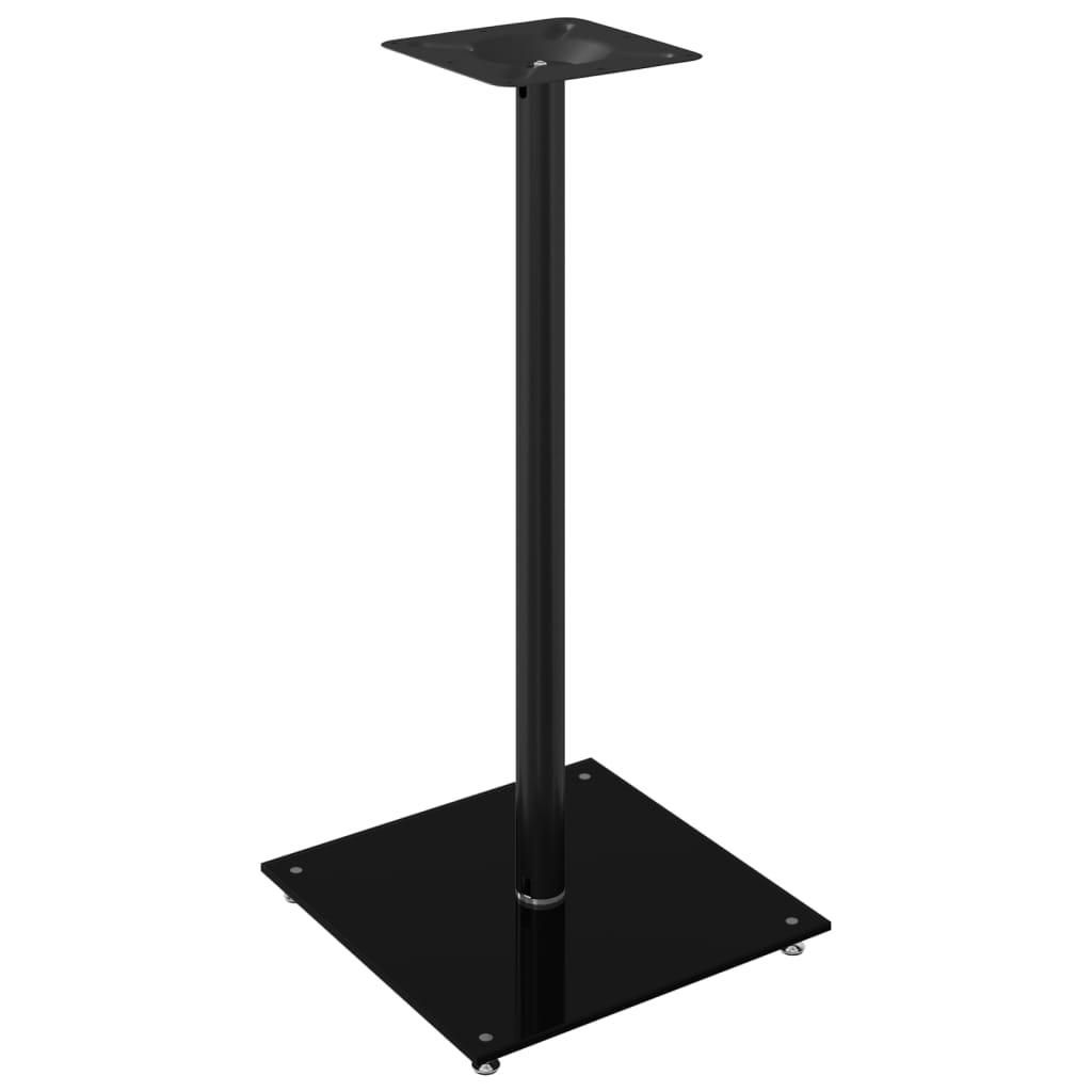 Supporti per altoparlanti 2 pz. 1 pilastro vetro temperato - nero, 40 x 40 x 86 cm - number 3.