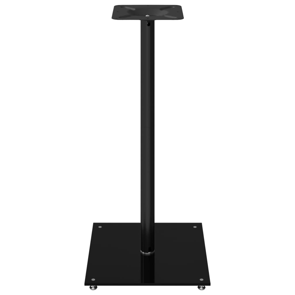 Supporti per altoparlanti 2 pz. 1 pilastro vetro temperato - nero, 40 x 40 x 86 cm - number 5.