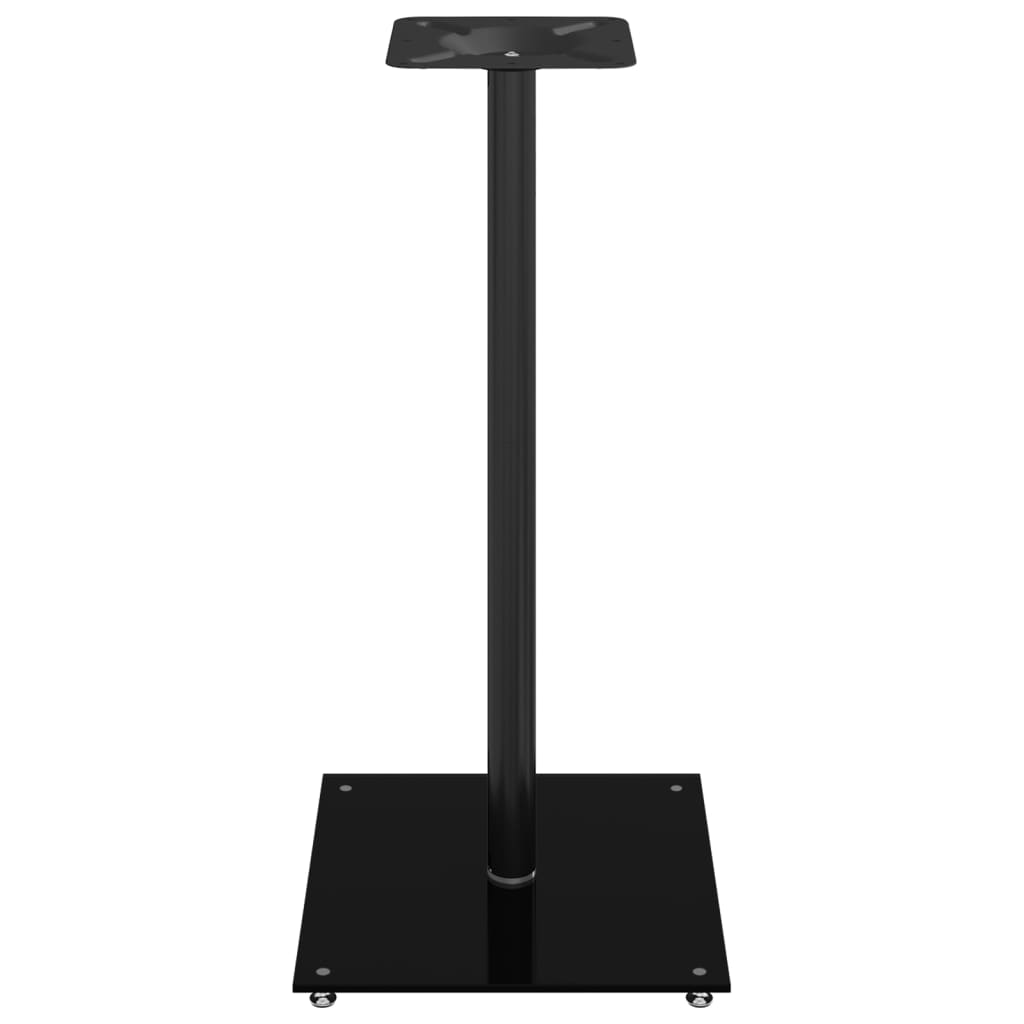 Supporti per altoparlanti 2 pz. 1 pilastro vetro temperato - nero, 40 x 40 x 86 cm - number 4.
