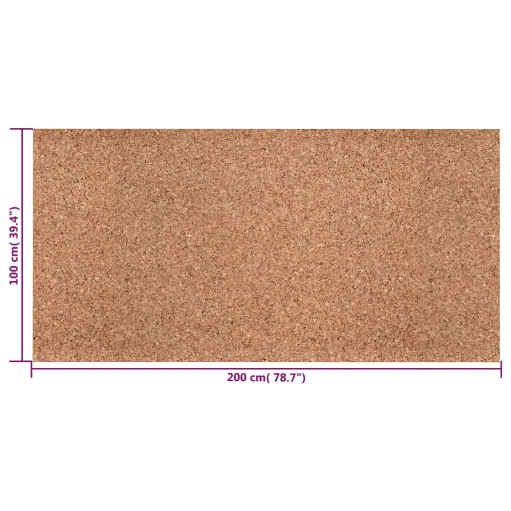 Korkrulle 100x200 cm 5 mm - 100 x 200 x 0.5 cm, 1 - number 8.