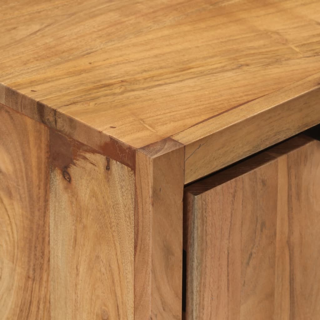 Skänk med 2 dörrar 55x36x72 cm massivt återvunnet trä - number 6.