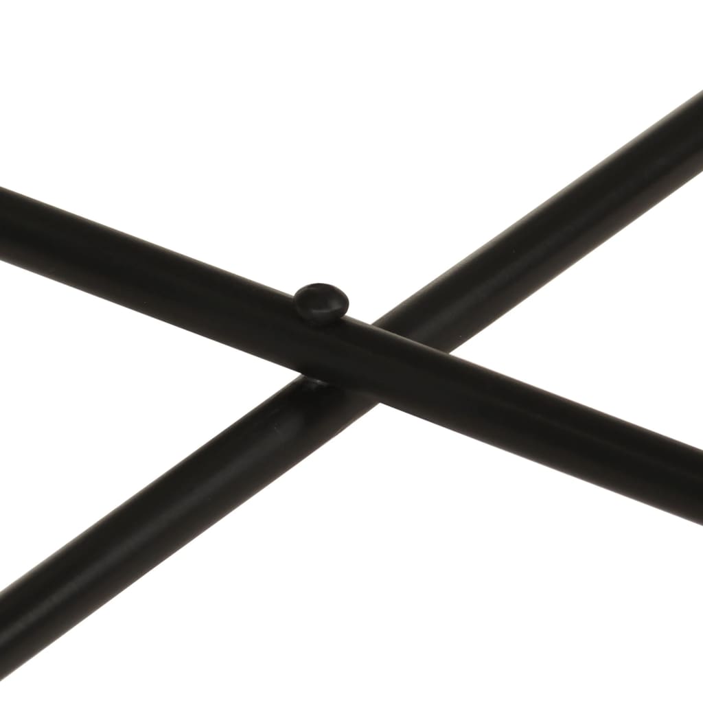 Sofaborde 2 stk. metal messingfarvet og sort - number 6.