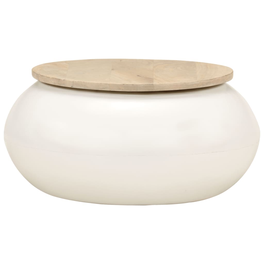 Sofabord 51x51x27 cm massivt mangotræ - number 2.