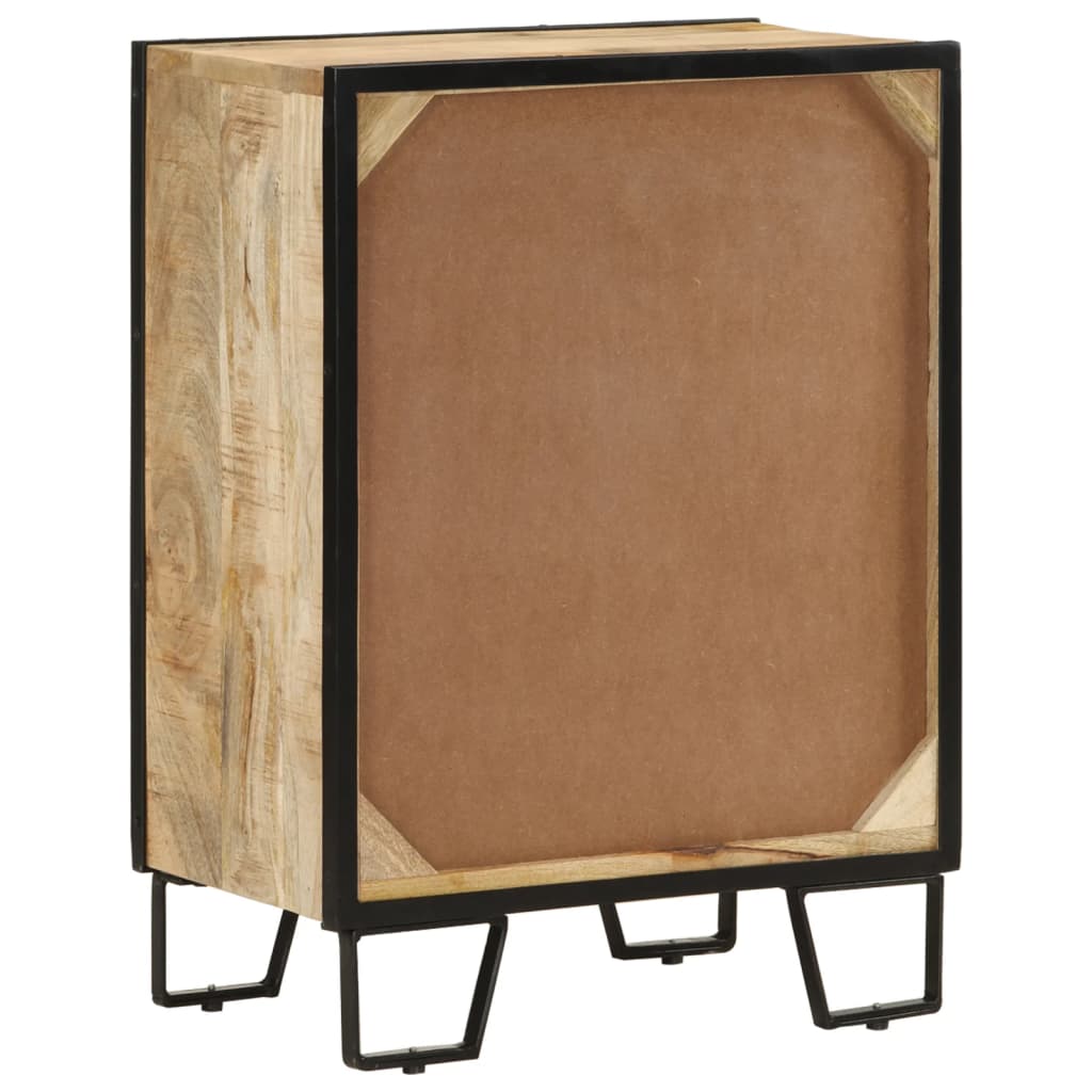 Příborník se 2 zásuvkami 53x31x72 cm masivní mangové dřevo a železo - number 4.