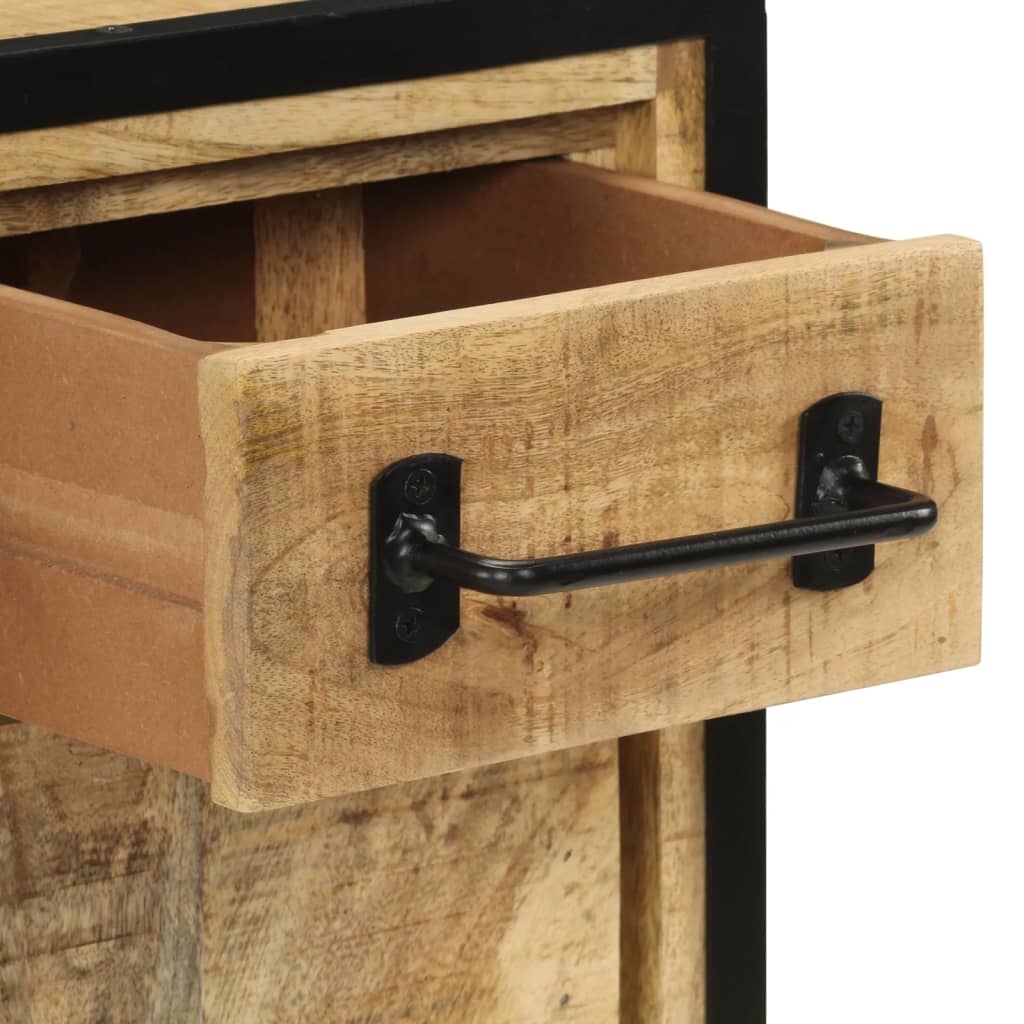 Příborník se 2 zásuvkami 53x31x72 cm masivní mangové dřevo a železo - number 6.