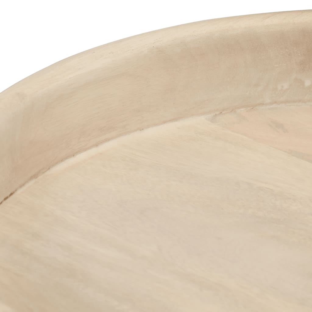 Stoliki kawowe okrągłe 3 szt. lite drewno mango - number 4.