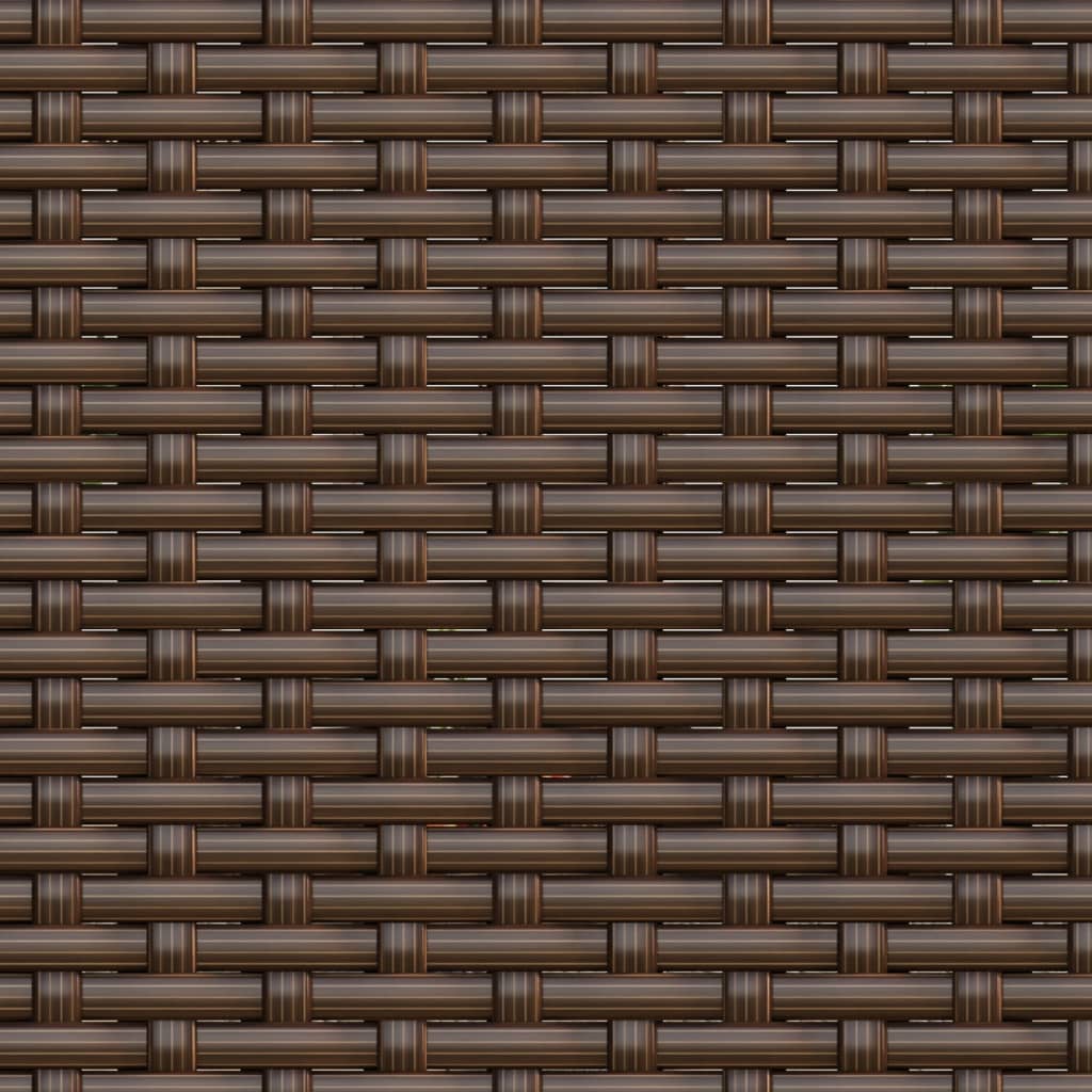 Hagesalongsett i polyrattan - brun, 3 - number 11.