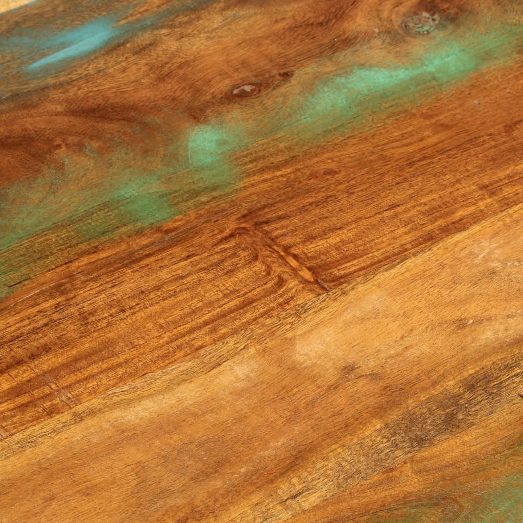 Stolik kawowy 100x55x45 cm lite drewno z odzysku - number 6.