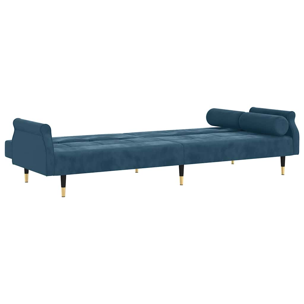 Sofa bed with velor cushions - number 5.