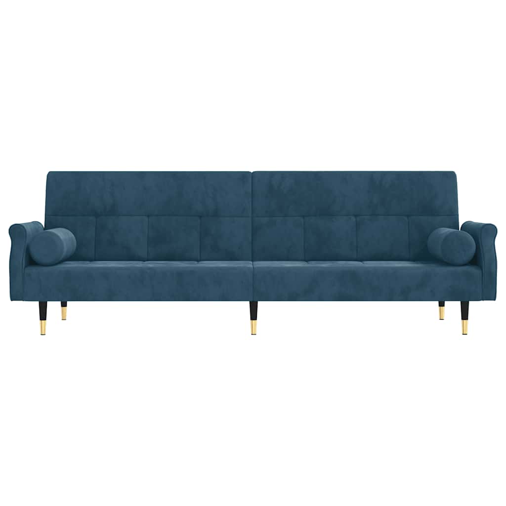 Sofa bed with velor cushions - number 4.