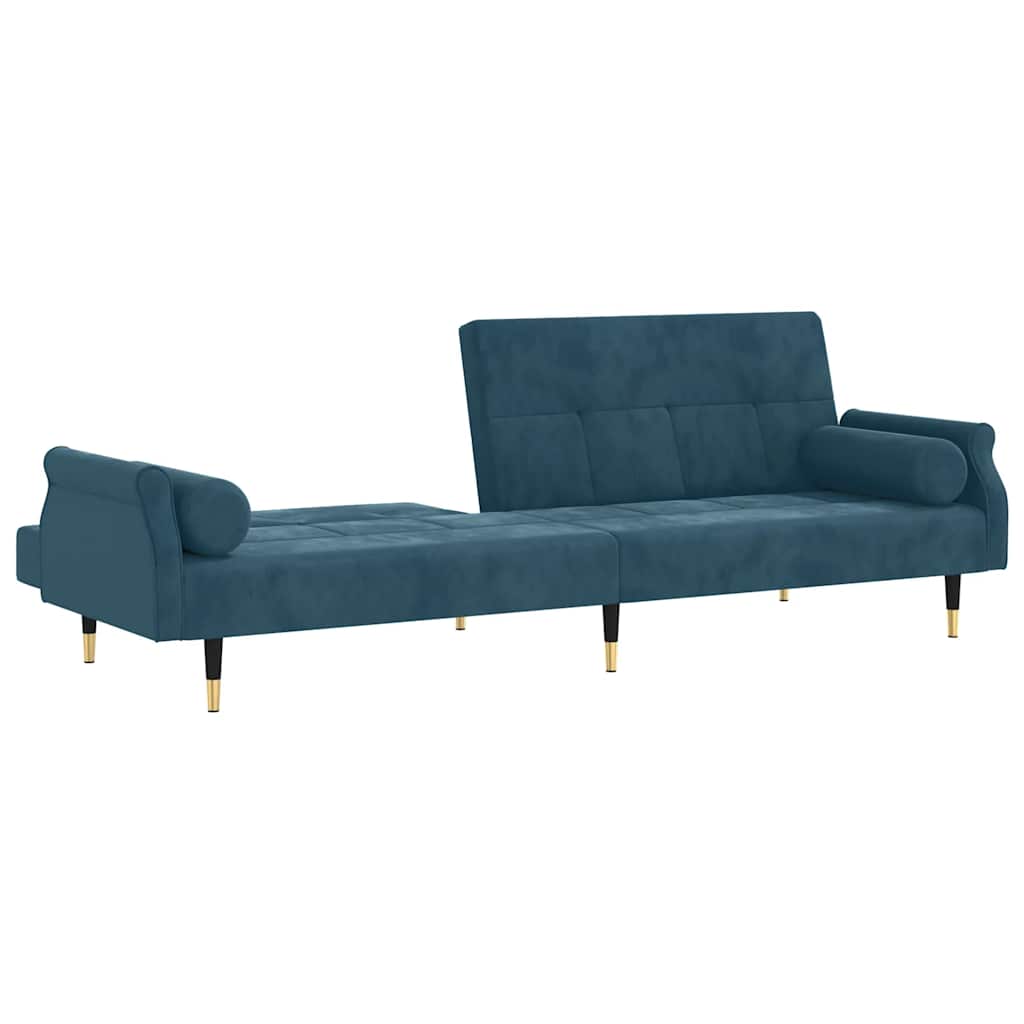 Sofa bed with velor cushions - number 6.
