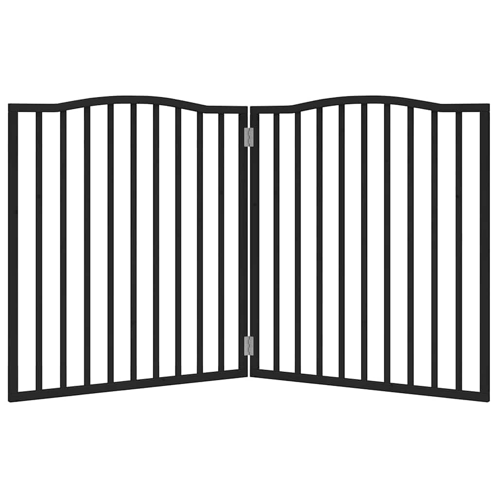 Panneaux de couvercle de chien 150 cm arbre de peuplier pliable - noir, 80 x 90 x 2 cm, 2 - number 4.