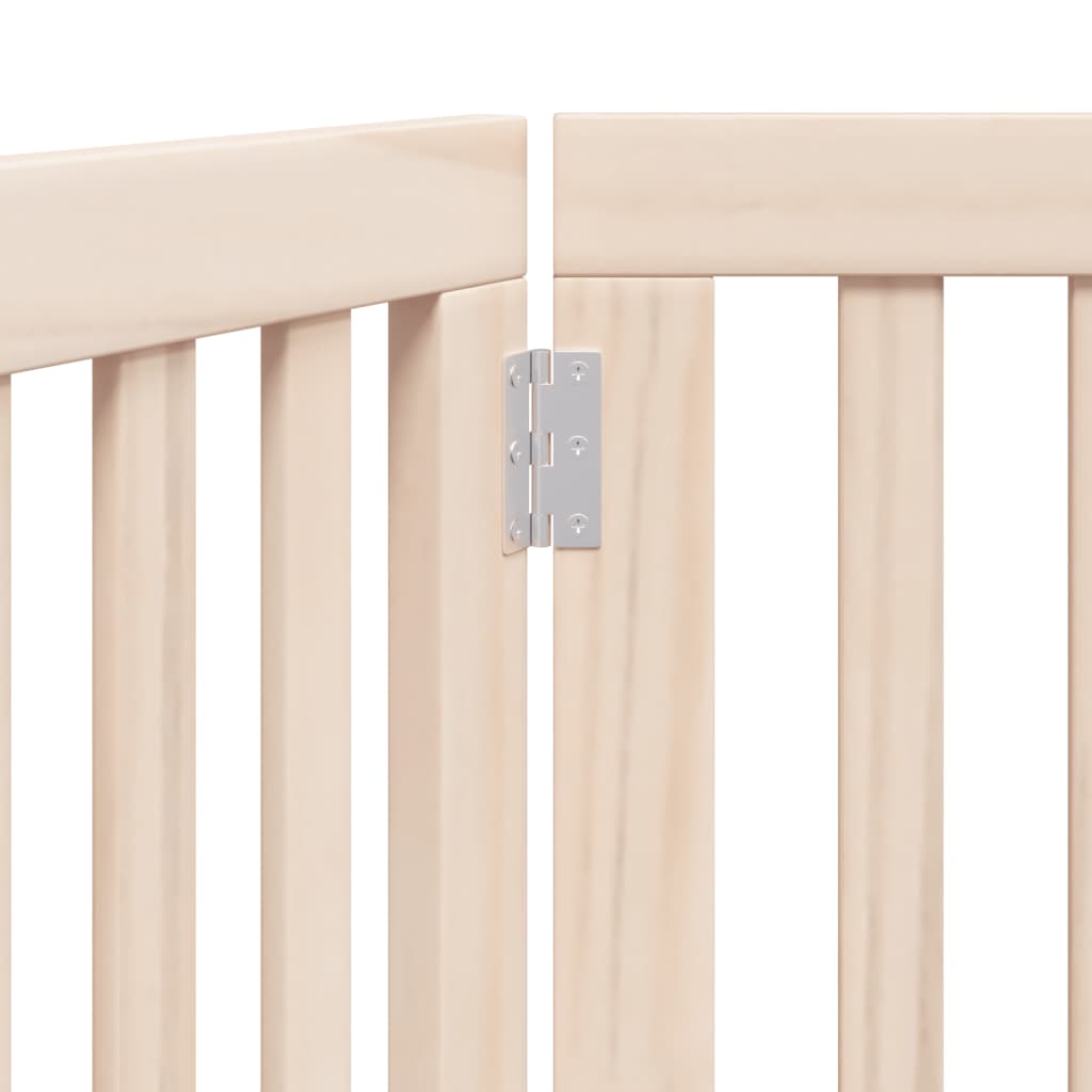 Panneaux de barrière pour chien 150 cm en bois de peuplier - couleur naturelle, 50 x 90 x 2 cm, 3 - number 8.