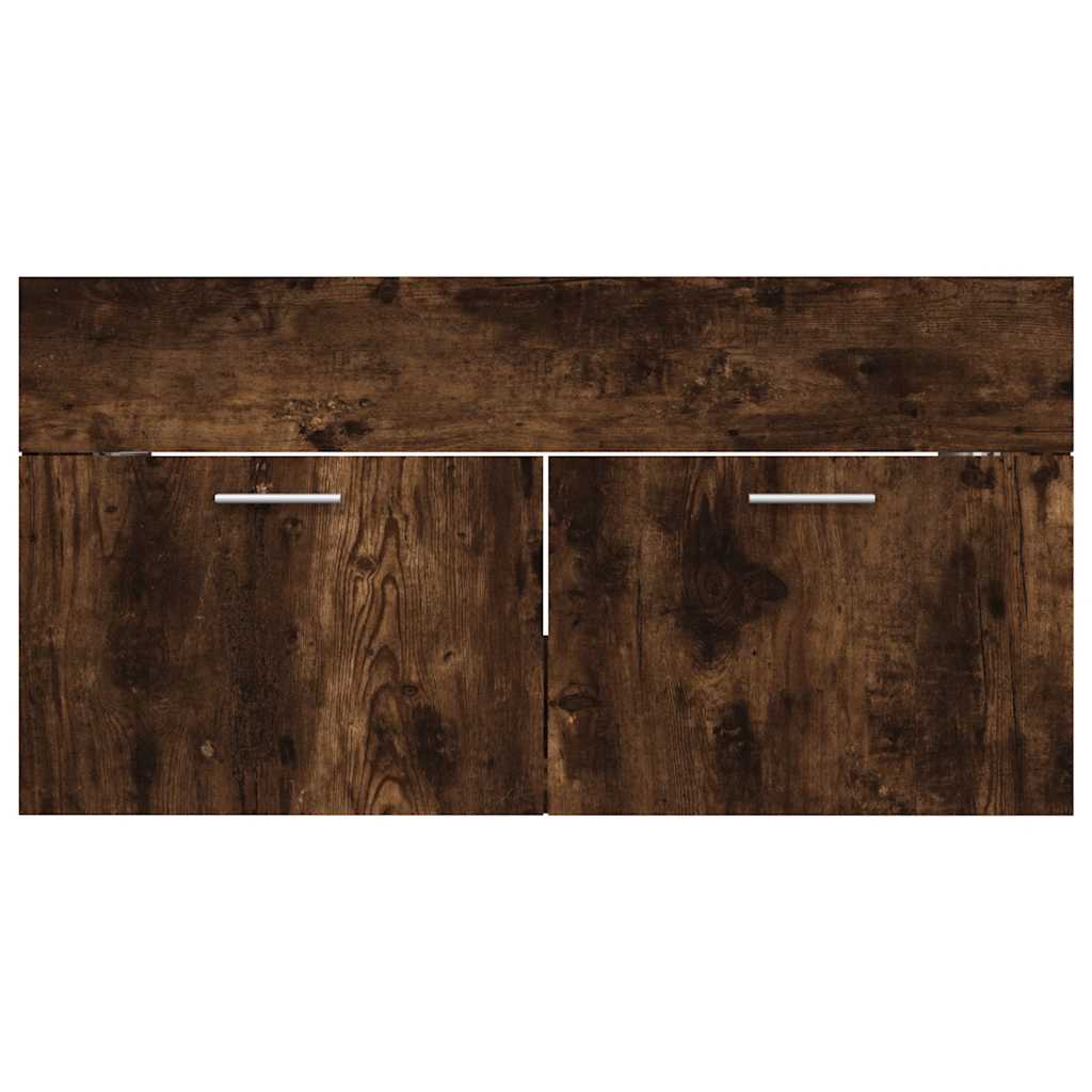 Møbelsett for bad 2 deler konstruert tre - røkt eik, 1 - number 8.