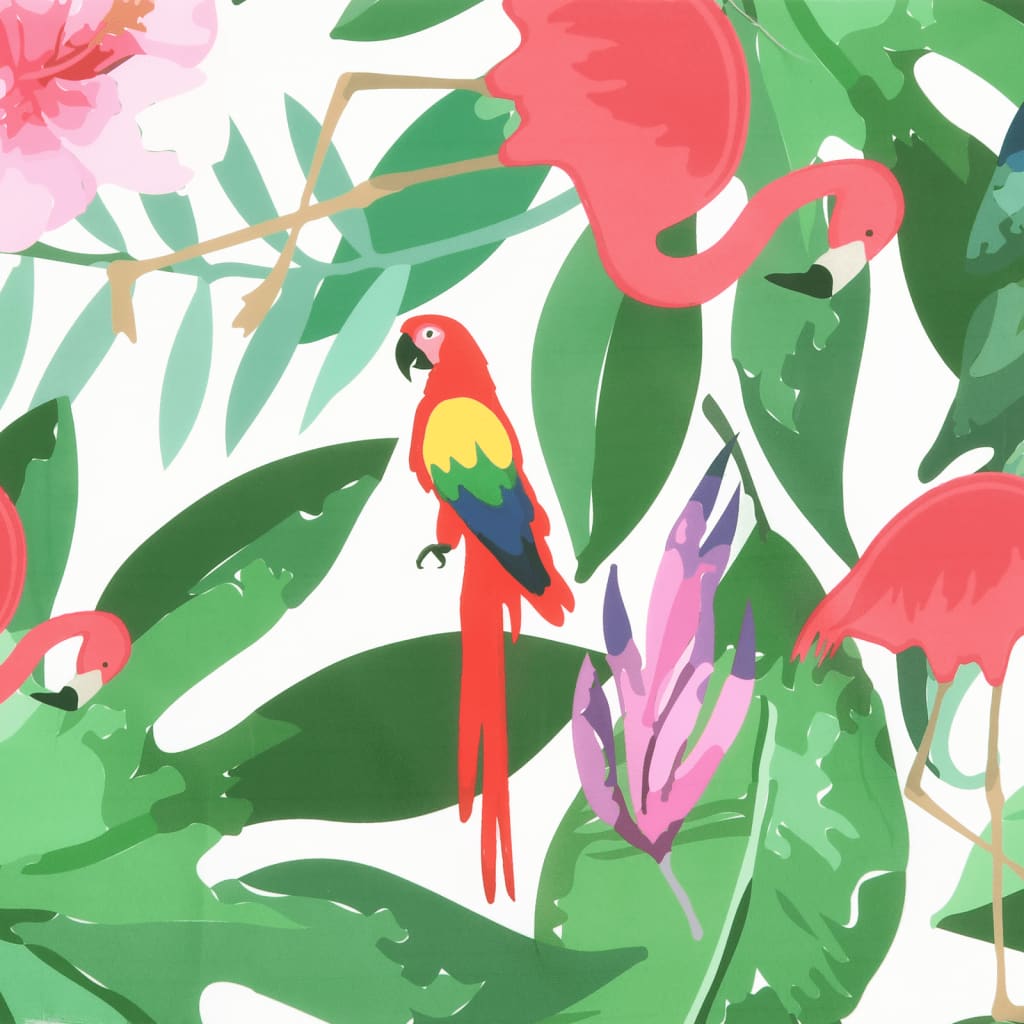 Stolehynder med høj ryg 2 stk. 120x50x3 cm stof flerfarvet - number 9.