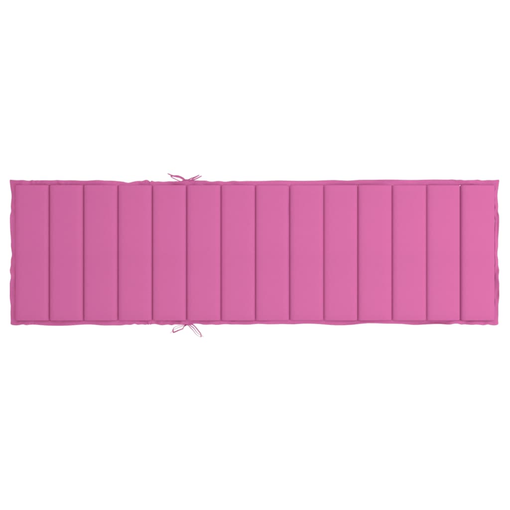Hynde til liggestol oxfordstof pink - lyserød, 200 x 50 x 4 cm, 1 - number 5.
