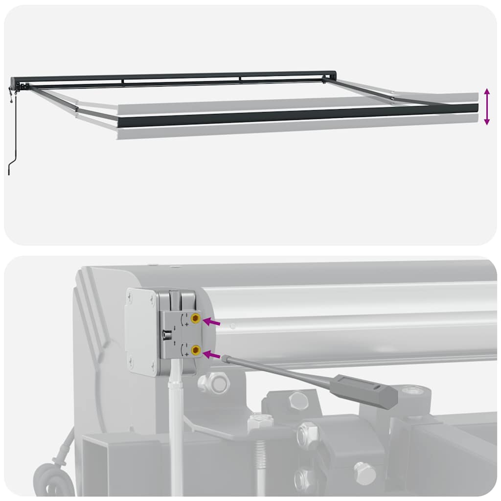Sklopiva tenda 4x3 m štof i aluminij žuto bijela - number 9.