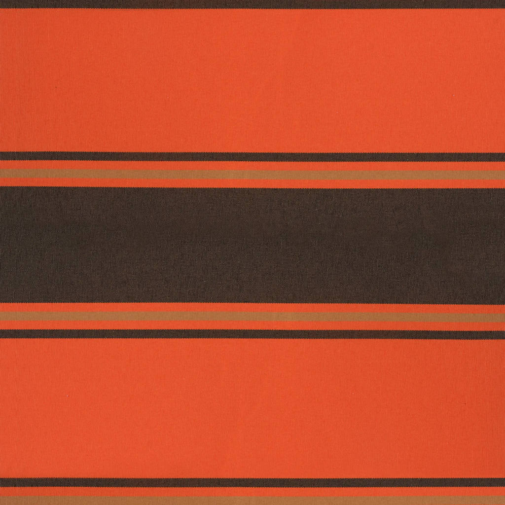 Folding awning 4x3 m fabric and aluminum orange and brown - number 9.