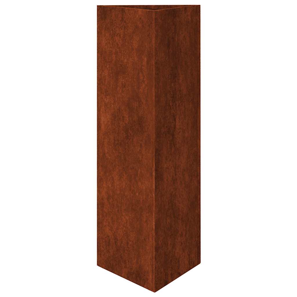Posuda za biljke 30x26x75 cm corten steel - number 2.