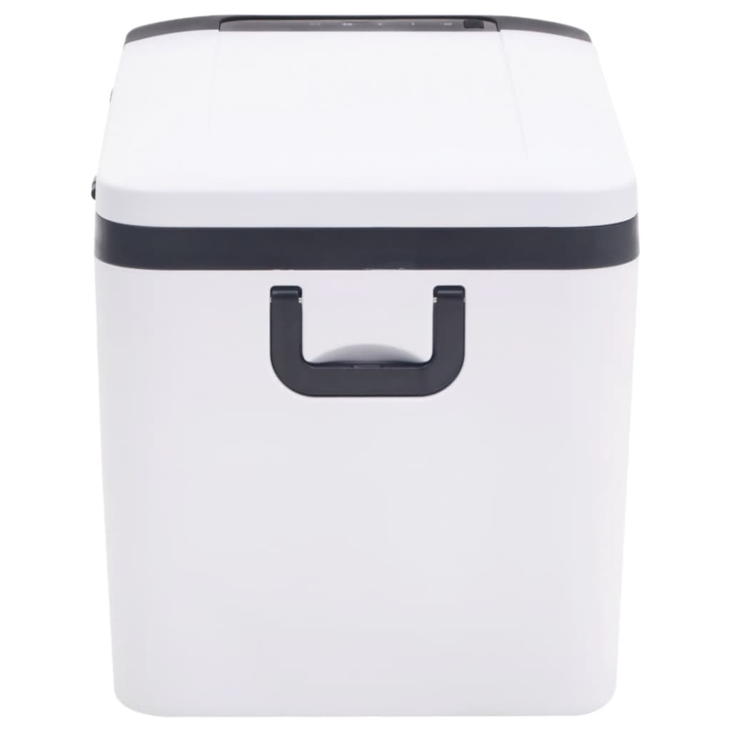 Cool box with handle pp and pe black and white - 18 l, without adapter - number 4.
