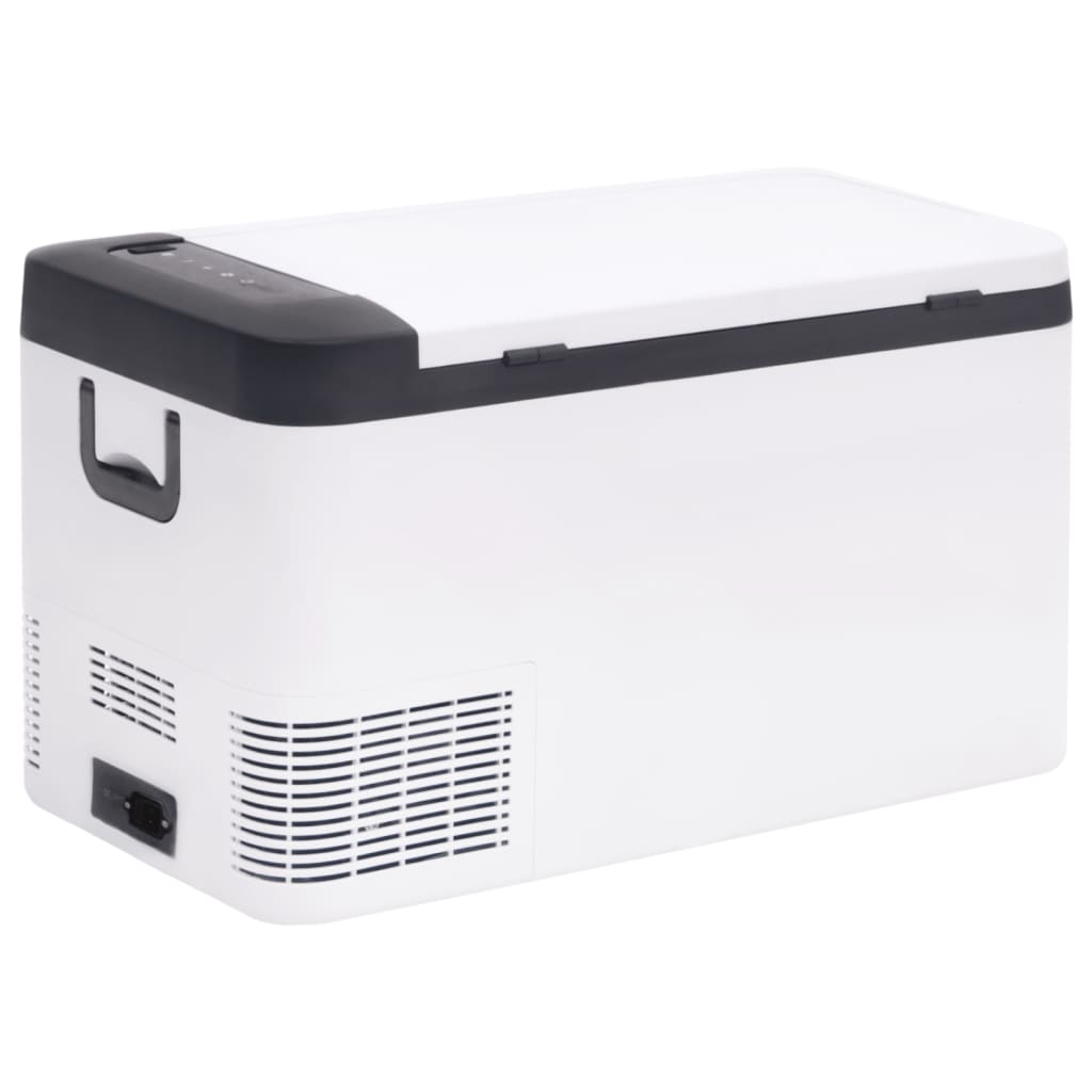 Cool box with handle pp and pe black and white - 18 l, without adapter - number 5.