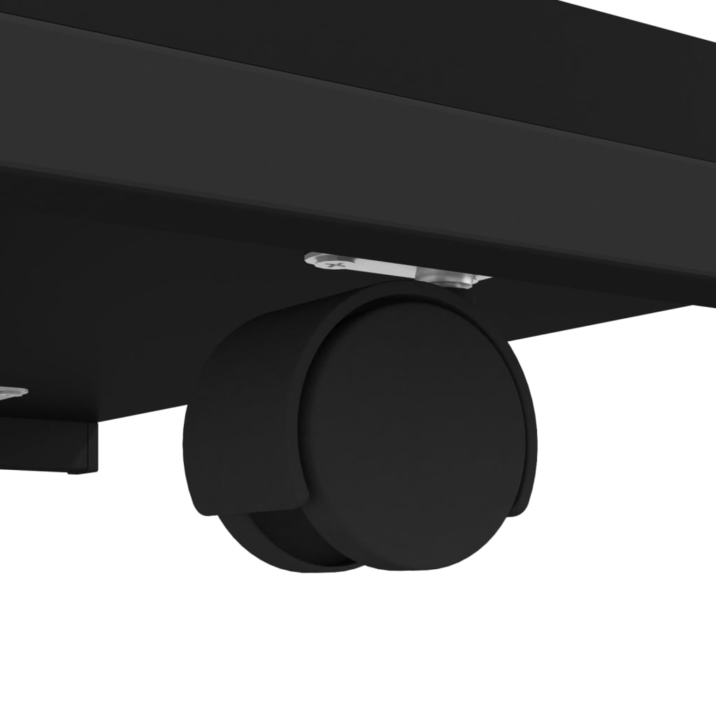 Stolik pomocniczy z kółkami 50x35x55,5 cm drewno klejone - number 7.