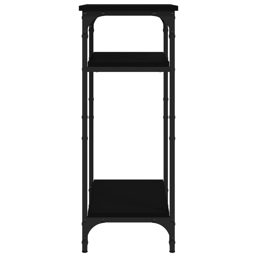 Engineered wood side table - black, 40 x 30 x 75 cm, 1 - number 7.