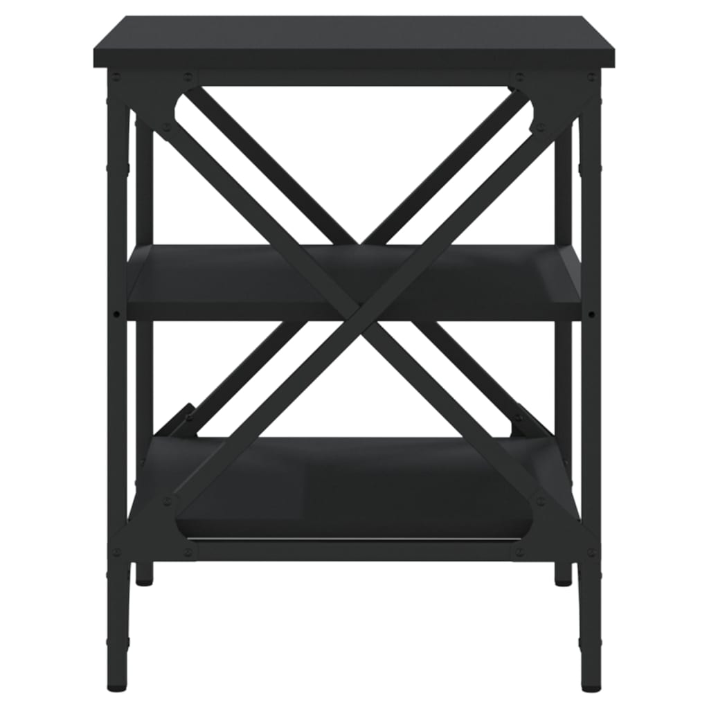 Engineered wood side table - black, 40 x 42 x 50 cm, 1 - number 6.