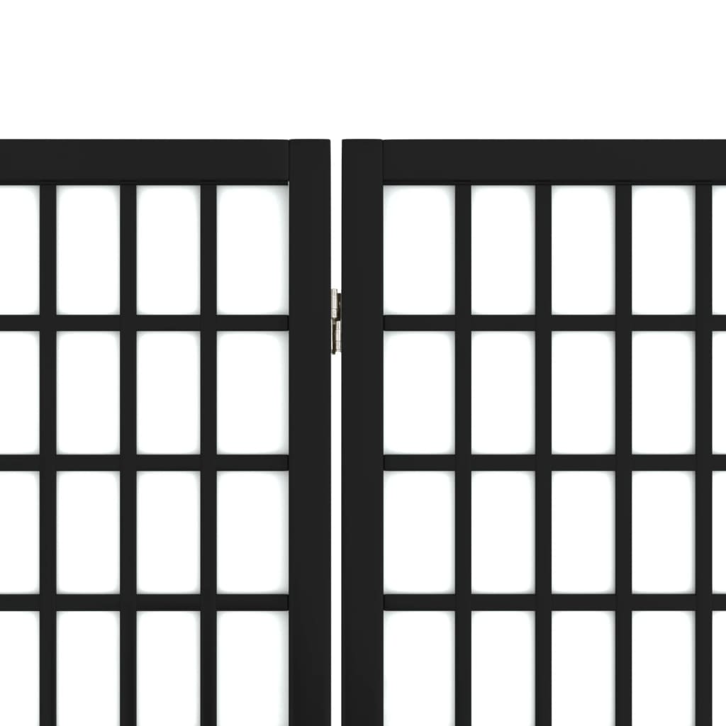 3-panels rumdeler foldbar japansk stil - sort, 120 x 170 cm, 1 - number 6.