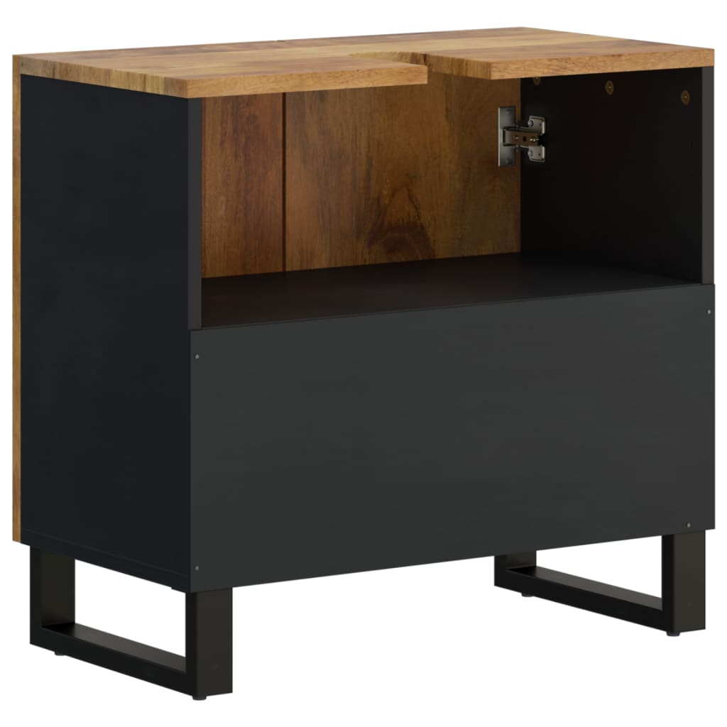 Szafka podumywalkowa 62x33x58 cm lite drewno mango i drewno warstwowe - kolor miodowy, 1 - number 6.