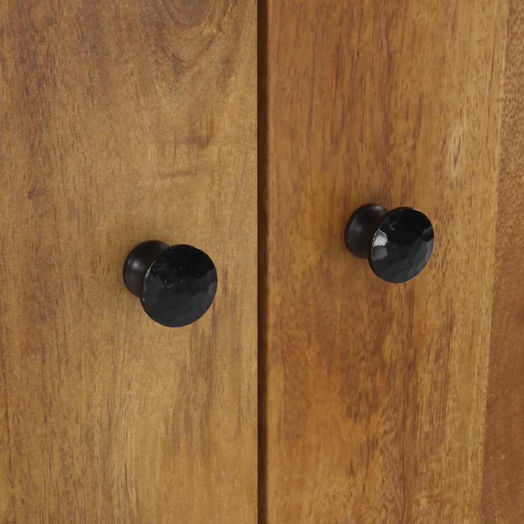 Szafka podumywalkowa 62x33x58 cm lite drewno mango i drewno warstwowe - kolor miodowy, 1 - number 9.