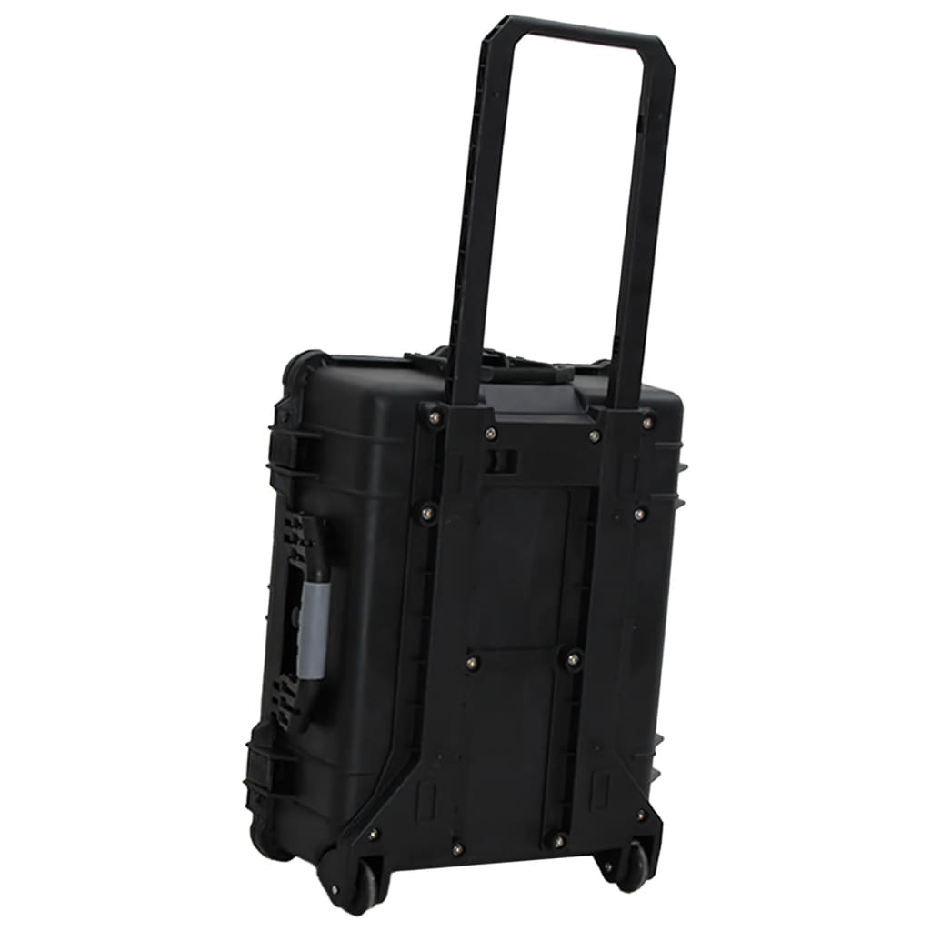 Flightcase mit rollen 63x50x23 cm pp schwarz - ooo 1, ooo 2, ooo 3 - number 8.