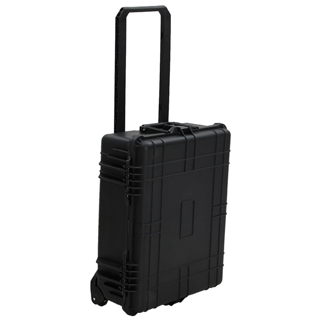 Flightcase mit rollen 63x50x23 cm pp schwarz - ooo 1, ooo 2, ooo 3 - number 7.