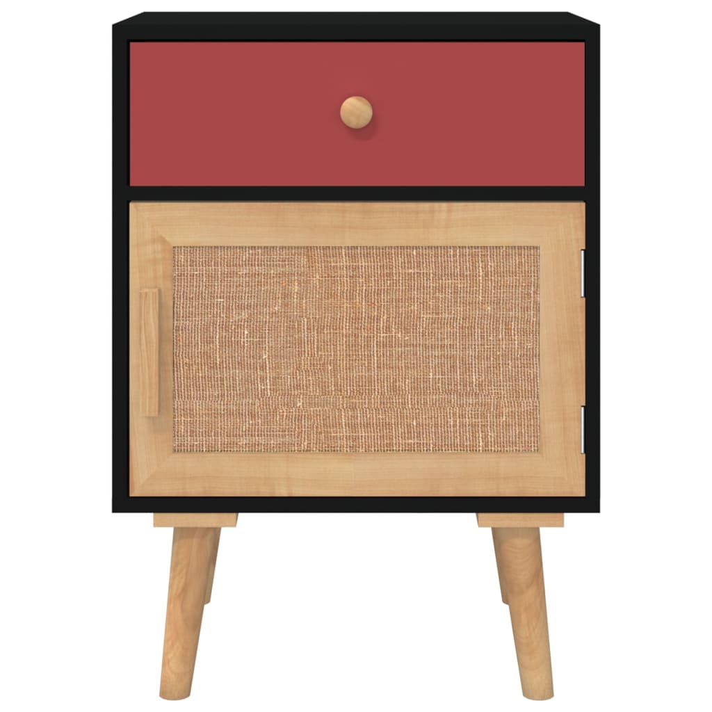 Sängbord st. 40x30x55 cm konstruerat trä - svart, 2 - number 7.