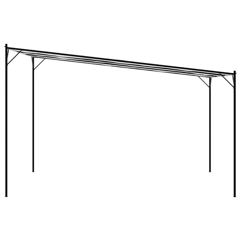 Paviljon 4x4 m 180 g/m² tkanina i čelik - bijela, 4 x 4 m (d x š), 2 67 m - number 5.