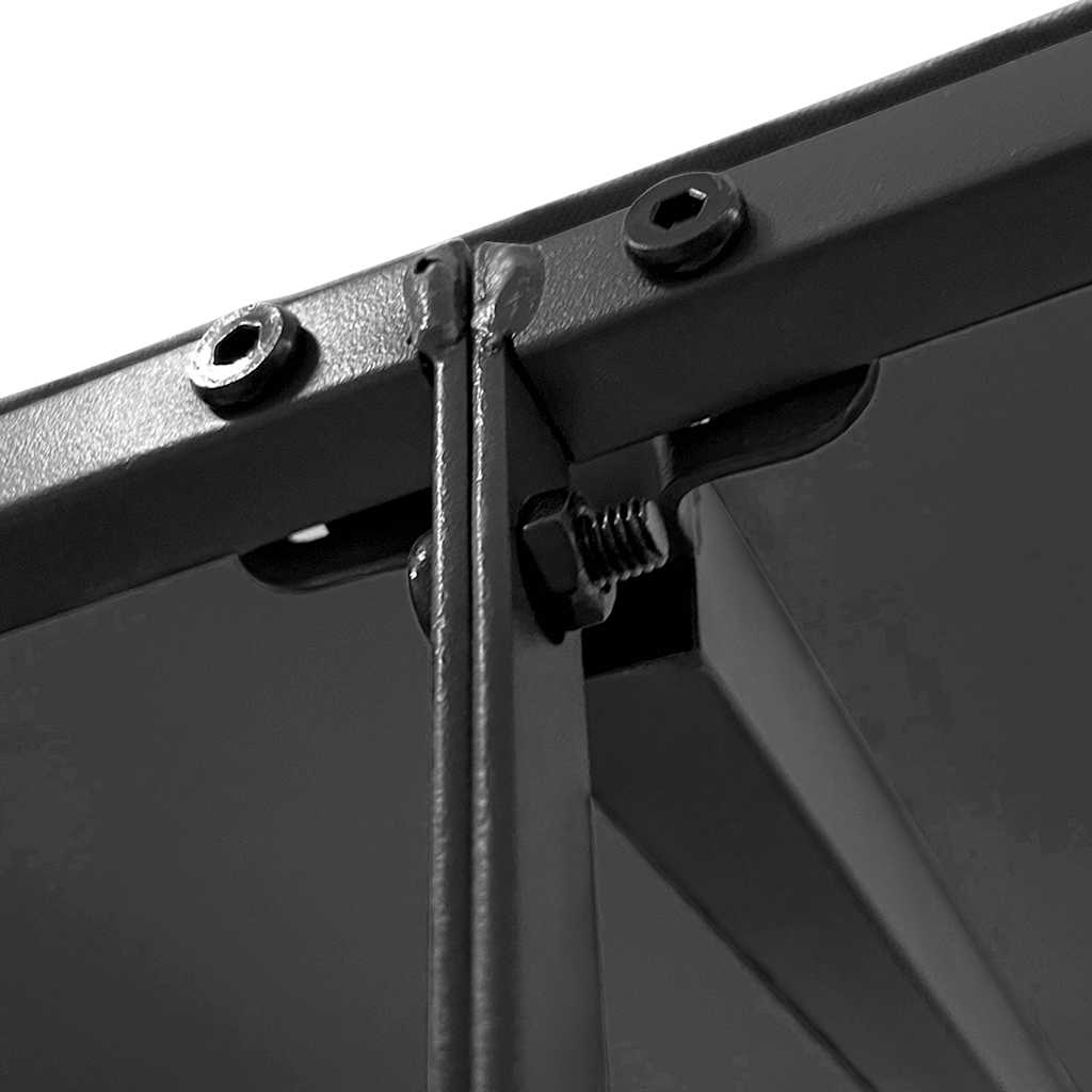 Nadstrešnica 4x3 m 180 g/m² tkanina i čelik - antracit siva, 1 - number 6.