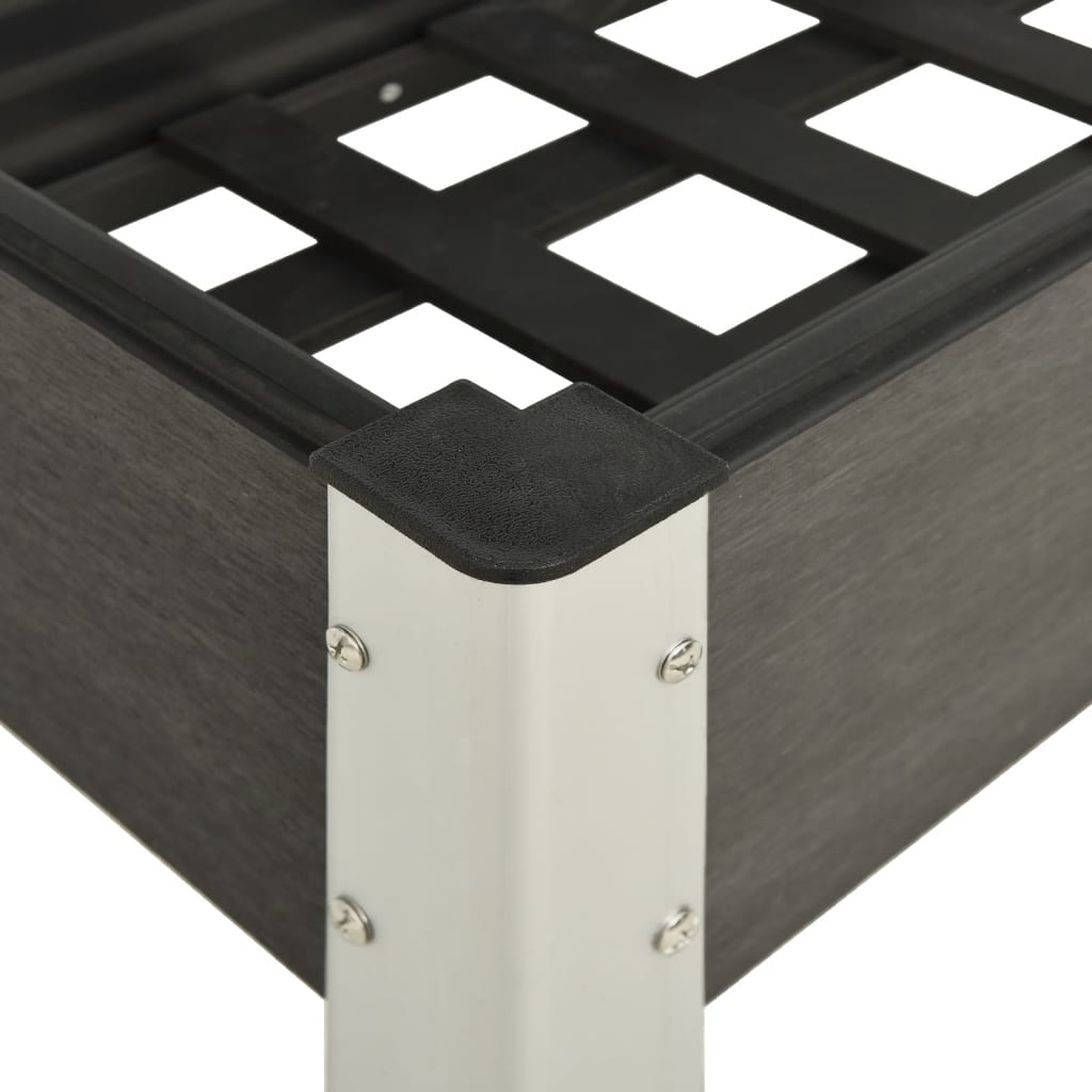 Povišeni krevet 120x40x75 cm wpc sivi - number 4.