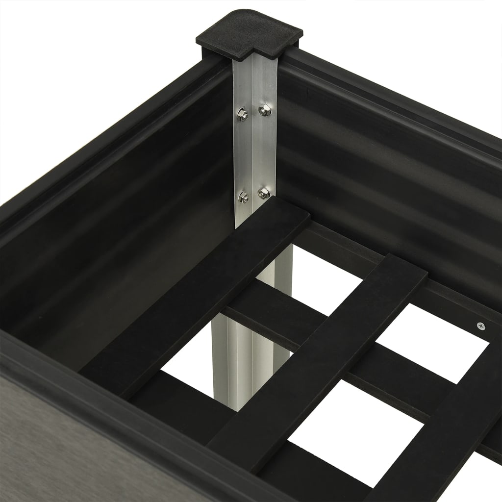 Povišeni krevet 120x40x75 cm wpc sivi - number 5.